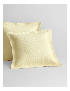 Cheapest 🛒 Sheridan Beechwood Tailored European Sham in Buttercream 🎉