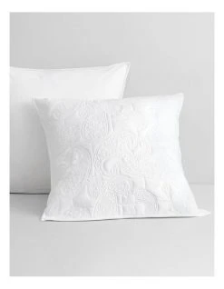 Discount ⭐ Sheridan Dalbury Pillowcase in White 💯 -Bedroom Sales Store 855814600 2 720x928
