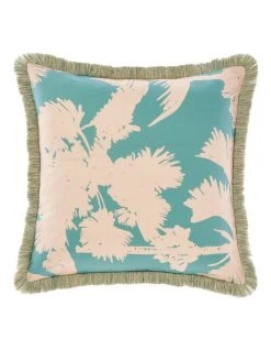 Brand new 😀 Linen House Tourelles Cushion In Leaf ✨