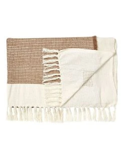Flash Sale 🤩 Linen House Cadiza Throw Mushroom ⭐