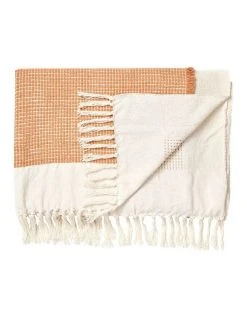 Promo 🔔 Linen House Cadiza Throw Peach ❤️