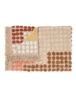 Cheap 👍 Linen House McKenzie Throw In Sand ✨