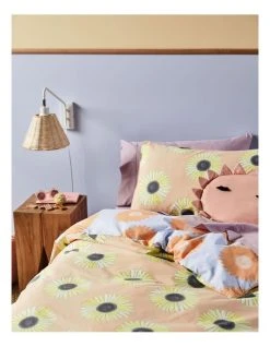 Best Sale ⭐ Linen House Kids Hello Sunshine Quilt Cover Set In Peach 😍 -Bedroom Sales Store 856124830 3 720x928