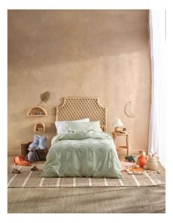 Discount ❤️ Linen House Kids Moon Gaze Quilt Cover Set in Wasabi ❤️
