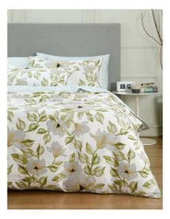 Deals 👍 Martha Stewart Hampstead Quilt Cover Set Green ⭐