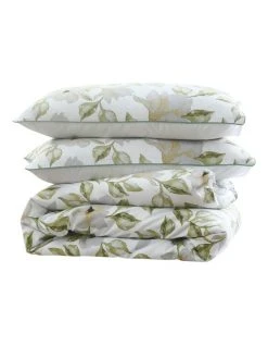 Deals 👍 Martha Stewart Hampstead Quilt Cover Set Green ⭐ -Bedroom Sales Store 858054250 4 720x928