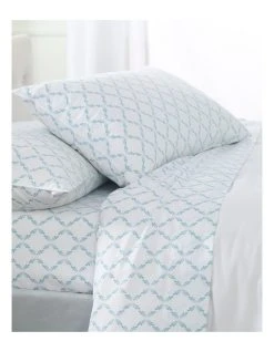 Hot Sale ✔️ Martha Stewart Grace Printed Sheet Set Green ✨ -Bedroom Sales Store 858062170 6 720x928