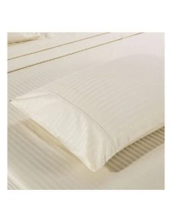 Cheap ✨ Kensington 1200 Thread Count 100% Egyptian Cotton Sheet Set Stripe Hotel Grade Queen Sand ✔️ -Bedroom Sales Store 858079360 3 720x928