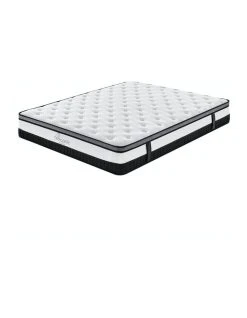 Best Sale 🎁 GENERIC Osteopedic Euro Top Mattress Pocket Spring Medium Firm Hybrid Design Bed 30cm - King Single ✔️