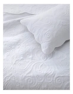 Budget ✨ Martha Stewart Gabriella Coverlet White 🌟 -Bedroom Sales Store 859318930 4 720x928