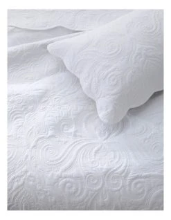 Budget ✨ Martha Stewart Gabriella Coverlet White 🌟 -Bedroom Sales Store 859318930 7 720x928