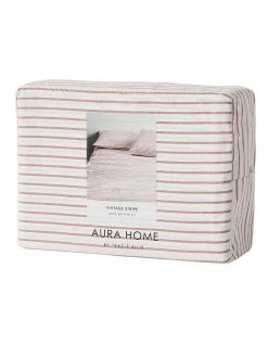 Top 10 ❤️ Aura Home Vintage Stripe Sheet Set in Clay 🎁 -Bedroom Sales Store 868789810 868790170 3 720x928
