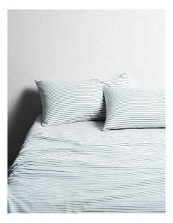 Wholesale ⭐ Aura Home Vintage Stripe Sheet Set in Atlantic 🛒