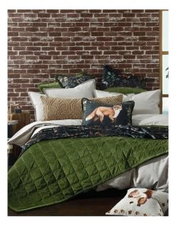 Flash Sale 👍 M.M Linen Meeka Coverlet Set In Pesto ✨