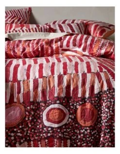 Best Pirce 🌟 Warlukurlangu Artists x Vue Quilt Cover Set Mina Mina Jukurrpa (Mina Mina Dreaming) by Helen Nungarrayi Reed ❤️ -Bedroom Sales Store 871756660 3 720x928