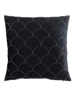 Budget ✨ Private Collection Kinsey Square Cushion in Black ✨