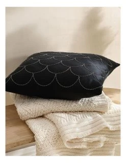 Budget ✨ Private Collection Kinsey Square Cushion in Black ✨ -Bedroom Sales Store 877174300 3 720x928