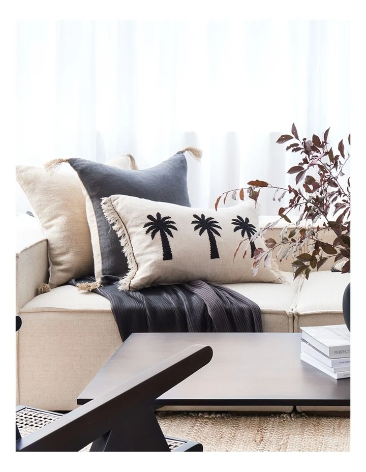 Promo ⌛ Madras Link Bermuda Palm Linen Cushion 40x60cm ✨ 4 Promo ⌛ Madras Link Bermuda Palm Linen Cushion 40x60cm ✨ - Image 4