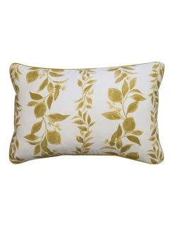 Best Sale 🎉 Madras Link Amari Linen Cushion Amber/Off White 🎉