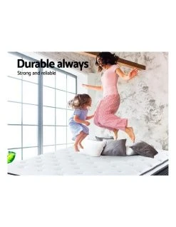 Cheap ✨ Giselle Bedding Euro Top Bed Bonnell Spring Foam Mattress Single 21cm 🔥 -Bedroom Sales Store 887813020 4 720x928