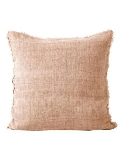 Best reviews of 🌟 Aura Home Vintage Linen Fringe Cushion in Pink Clay ❤️