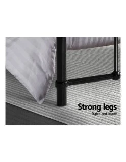 Coupon 🛒 Artiss Leo Metal Bed Frame King Single Size Black ✔️ -Bedroom Sales Store 888188770 4 720x928