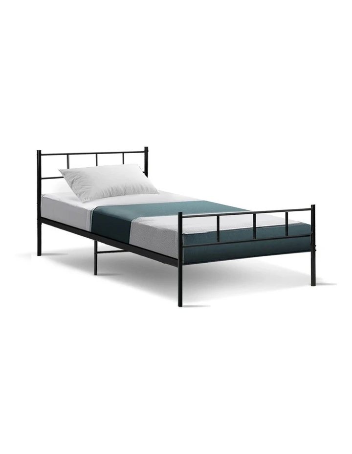 Outlet 🥰 Artiss Sol Metal Bed Frame Single Size Black 👏 1 Outlet 🥰 Artiss Sol Metal Bed Frame Single Size Black 👏