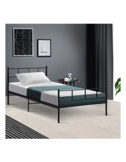 Outlet 🥰 Artiss Sol Metal Bed Frame Single Size Black 👏 9 Outlet 🥰 Artiss Sol Metal Bed Frame Single Size Black 👏 -Bedroom Sales Store 888188950 3 720x928