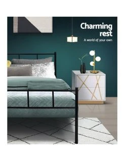Outlet 🥰 Artiss Sol Metal Bed Frame Single Size Black 👏 13 Outlet 🥰 Artiss Sol Metal Bed Frame Single Size Black 👏 -Bedroom Sales Store 888188950 7 720x928