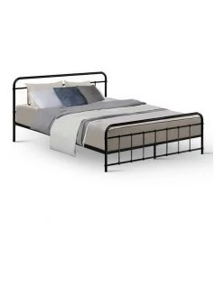 Top 10 ❤️ Artiss Leo Metal Bed Frame Queen Size Black ⭐