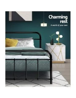 Top 10 ❤️ Artiss Leo Metal Bed Frame Queen Size Black ⭐ -Bedroom Sales Store 888189130 6 720x928
