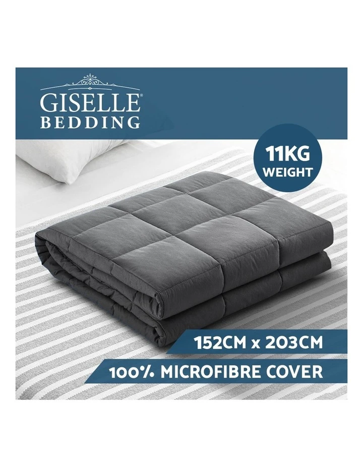Wholesale 🌟 Giselle Bedding 11KG Weighted Blanket Dark Grey 🎉 2 Wholesale 🌟 Giselle Bedding 11KG Weighted Blanket Dark Grey 🎉 - Image 2