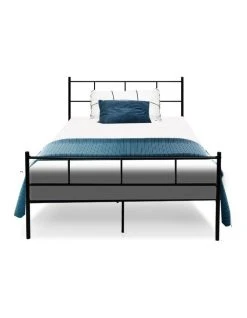 Brand new 👍 Artiss Sol Metal Bed Frame King Single Black 🎁 -Bedroom Sales Store 888628960 4 720x928