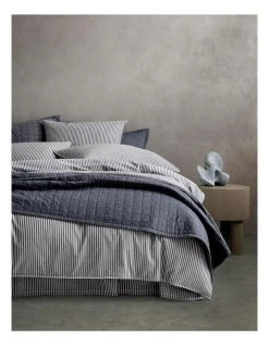 Cheap 🎉 Sheridan Reilly Stripe Quilt Cover Set In Atlantic ⭐