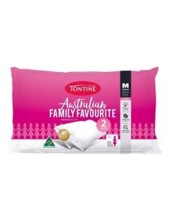 Cheap 😀 Tontine Family Favourite BCNA Pillow 2 Pack Medium ✨